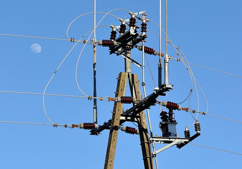 electricity, tension, energy, post, sky, nature, wire, blue sky